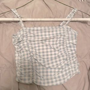 Size XS plaid tank top!